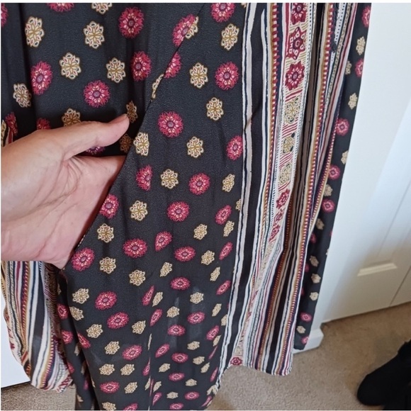 Free People Rain Or Shine Chiffon Boho Mini Dress Sz S NWT - Picture 6 of 12